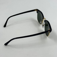 Ray-Ban RB3016 Clubmaster Black Frame Green Lens 51mm Mens Sunglasses