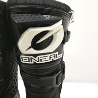 O'Neal Motocross Dirt Bike Boots Size 9 US Black Durable Off Road Gear