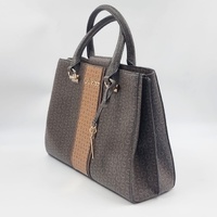 GUESS Suma Satchel Handbag CML Leather Tote SG947806 Stylish Purse
