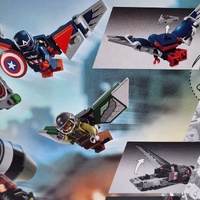 LEGO Marvel Captain America vs Red Hulk Battle 76292 8+ Building Toy