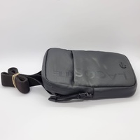 Lacoste Crossbody Bag Black Small Shoulder Messenger Adjustable Strap