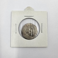Medieval Armenian Silver Coin Levon I AR Tram AD 1199-1219 Lion Throne