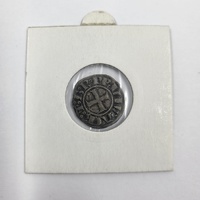 Crusader States Achaea Charles I de Anjou AR Denier Tournois 1278-85 Coin