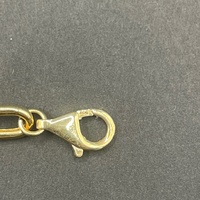 Ladies 18ct Yellow Gold Paperclip Link Bracelet