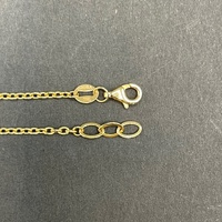 Child's 18ct Yellow Gold Belcher Link ID Bracelet