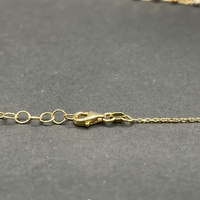 Ladies 18ct Yellow Gold Rada Link Necklace With Religious Charms