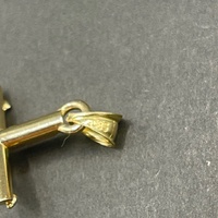 Unisex 14ct Yellow Gold Crucifix Cross Pendant