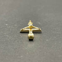 Unisex 14ct Yellow Gold Crucifix Cross Pendant
