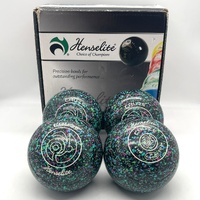 Henselite Cruze Mystic Size 4 Heavy Lawn Bowls Non Gripped with Box