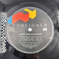 Foreigner Agent Provocateur 1984 Vinyl LP Classic Rock Atlantic Record