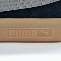 Puma Madrid Trainers Mens US 13 Black Grey Suede Casual Shoes 384356-01