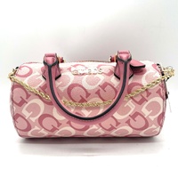 Guess Anessa Cylinder Bag Crossbody Peony Multi Chain Shoulder Purse