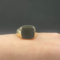Men's 10ct Yellow Gold Signet Ring