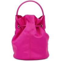 Balenciaga 619458 Pink Nylon 2 Way Bucket Bag Drawstring with Dust Bag