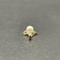 Ladies 9ct Yellow Gold White Pearl Pendant