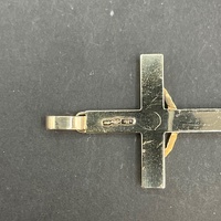 Unisex 9ct Yellow Gold Crucifix Cross Pendant