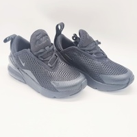 Nike Air Max 270 Triple Black PS Kids Sneakers Size 11C AO2372-006