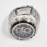 Pulsar Chronograph Quartz Watch Stainless Steel Strap 100M Water Resistant