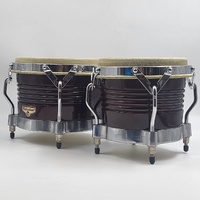 Matador LP Wood Bongos Set Latin Percussion Drums with Carry Bag and Tool