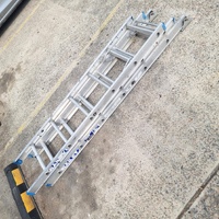 Bailey 3 Tier Slide Ladder Aluminium Folding Step Ladder Durable