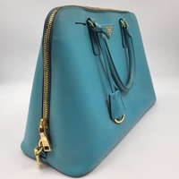 Prada Saffiano Mint Green Tote Bag ML0812 Top Handle Lux Purse Authenticity Card