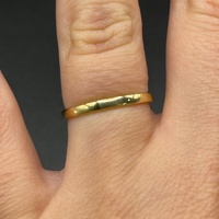 Ladies 18ct Yellow Gold Plain Wedding Band Ring