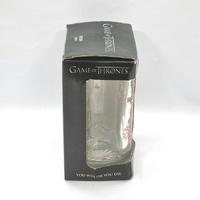 Game of Thrones Lannister Hear Me Roar Lion Glass Stein Mug Collectible