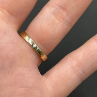 Unisex 9ct Yellow Gold Diamond Ring