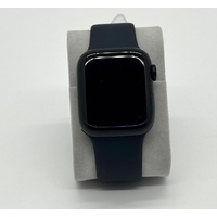 Large View Apple Watch Series 9 41mm Midnight Aluminum Case with Sport Band GPS A2978