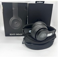 Large View Beats by Dr. Dre Solo3 Wireless On-Ear Headphones Matte Black with Case