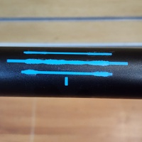 Large View Deity Racepoint Handlebar 800mm 25mm Rise Blue Black Oversized 35mm Bore