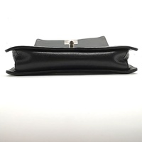 Large View Chanel Arabesque Boy Flap Embossed Calfskin Medium Bag Silver Hardware