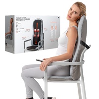 Large View Sharper Image Shiatsu Seat Topper 4 Node Massage with Heat and Vibration