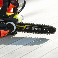 Ryobi 18V Brushless Chainsaw RCS1830BLX4 with 4.0Ah Battery and Charger