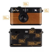 Camp Snap Screen-Free Digital Camera Brown Instant Share 8MP No Screen