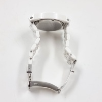 Nixon The Ceramic Time Teller White Dial White Bracelet Ladies Watch