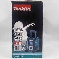 Makita DMR107 AM/FM 18V Jobsite Radio Skin Only No Antenna