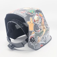 UNIMIG Chaos Auto Darkening Welding Helmet XA-1122E Shade 4/9-13 4 Arc Sensors