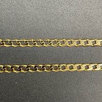 Unisex 9ct Yellow Gold Curb Link Necklace