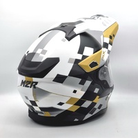 M2R Hybrid Pix Motocross Helmet Medium 57-58cm Grey Black ECE 22.05