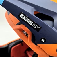 SMK Allterra X-Throttle MA575 Blue Orange Size M Motocross Helmet MX Off Road