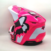 FOX V1 Lux Youth Motocross Helmet XS Pink Shield MIPS Dirt Bike Kids