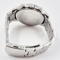 Guess W1309G1 Hendrix Silver Blue Dial Chronograph Mens Stainless Steel Watch