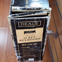 Beale AK140 61 Key Portable Keyboard with Xtreme KS128 Heavy Duty Stand