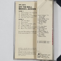 Michael Jackson Off The Wall 1979 Cassette Tape Original Vintage Pop