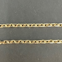 Unisex 9ct Yellow Gold Cable Link Necklace