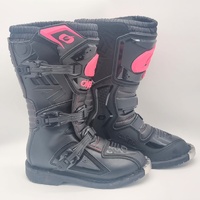 O'Neal 2017 MX Rider Pro Women Boots Black Pink US 7 EU 37 Motocross