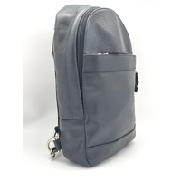 Coach Charles Backpack Crossbody Black Leather Compact H32 L22 W4 cm