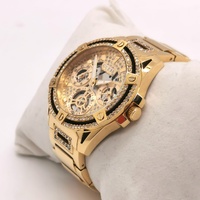 Guess GW0464L2 Ladies Gold Queen Crystal Multifunction Watch 40mm