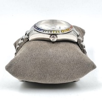 Saint Morta De Couler Silver Iced Rainbow Mens Watch Quartz Steel